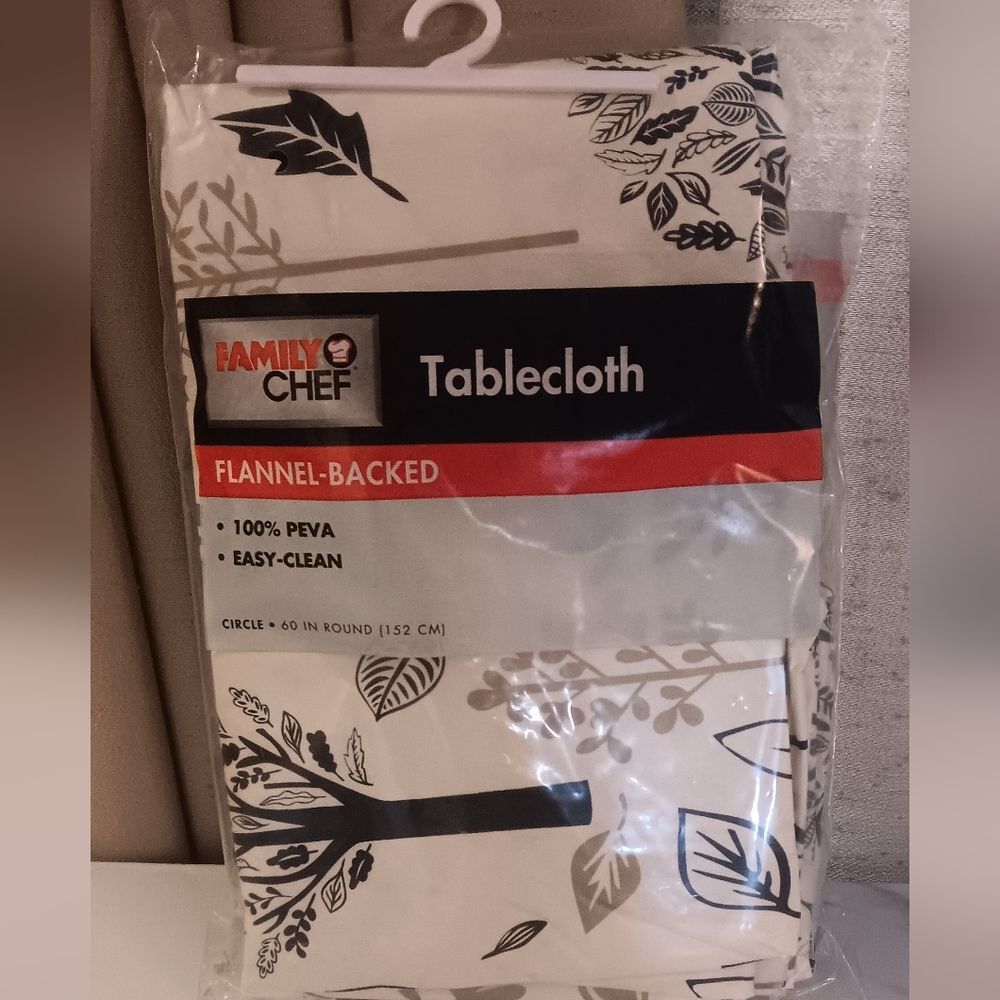 Black and White Tablecloth